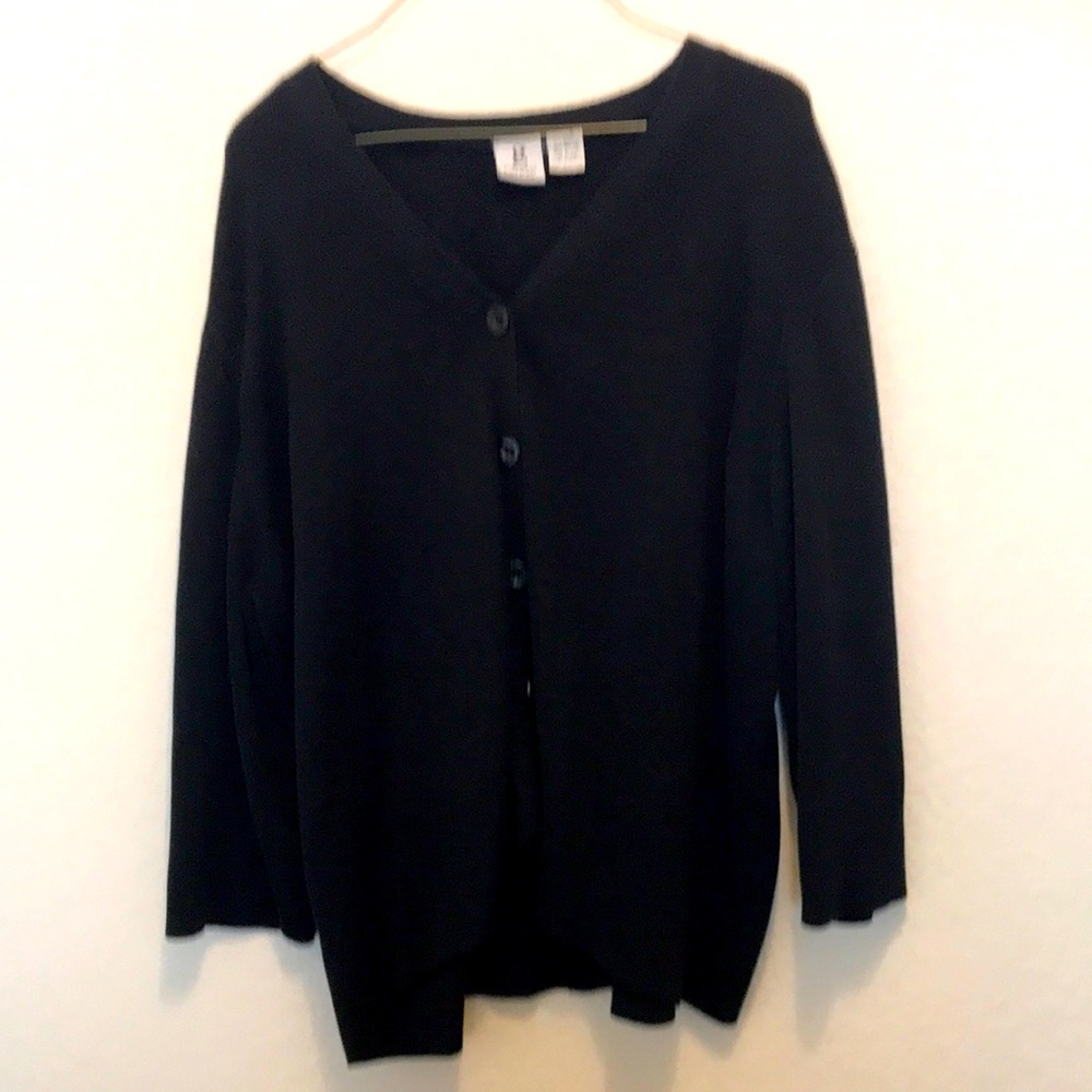 G Knitwear Women’s Black Cardigan Size 2X